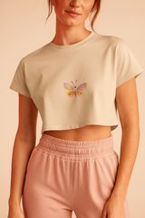 Crop Top - Butterfly