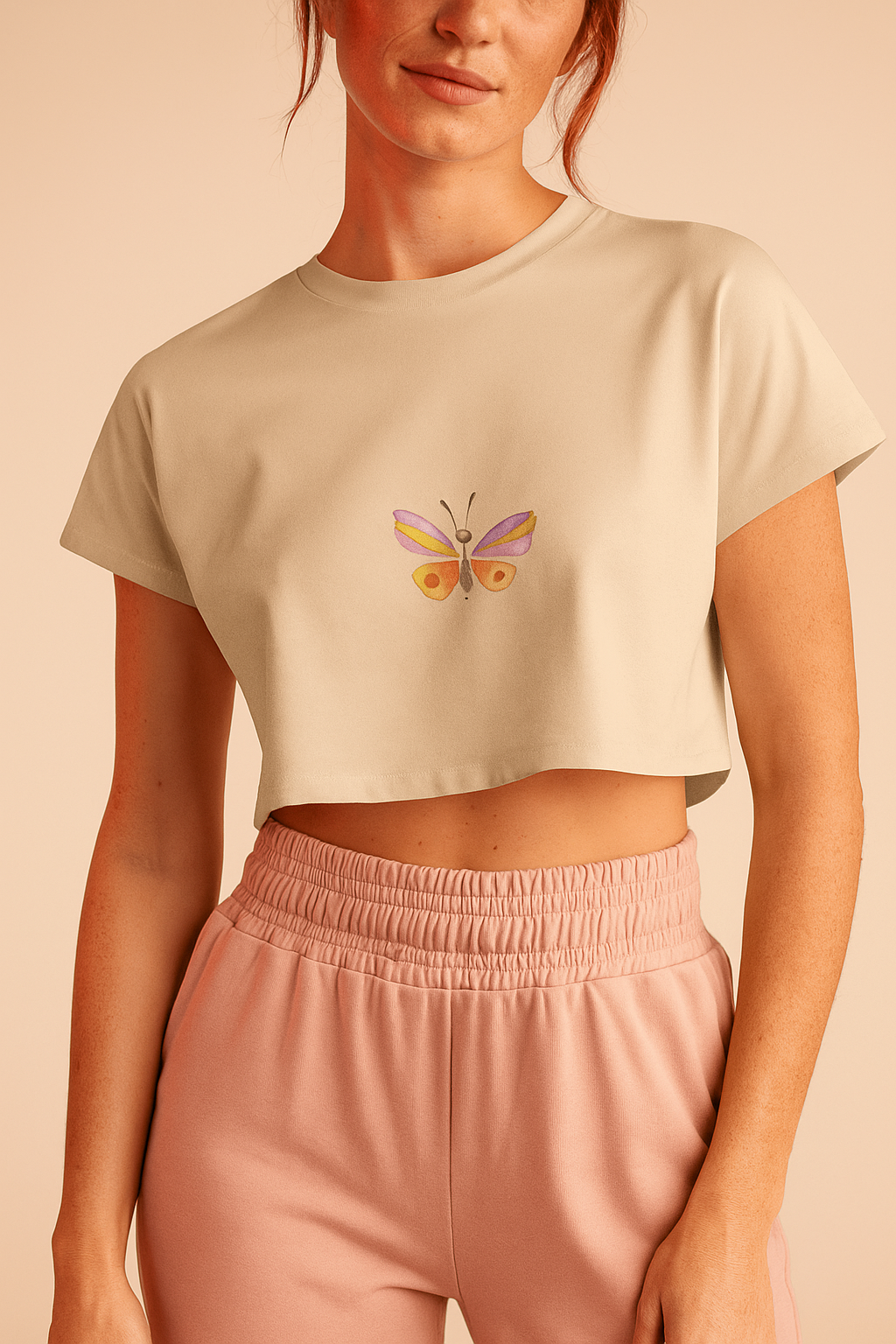 Crop Top - Butterfly