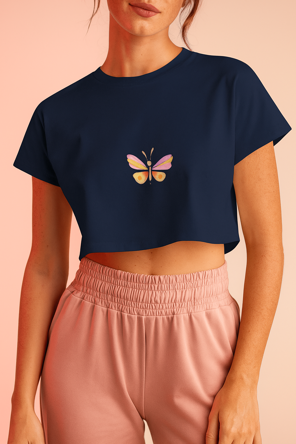 Crop Top - Butterfly